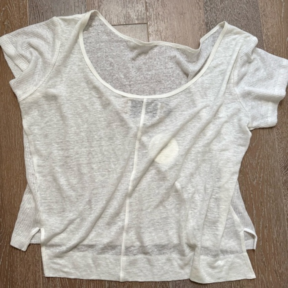 NWT Brochu Walker Linen Poet Tee Top